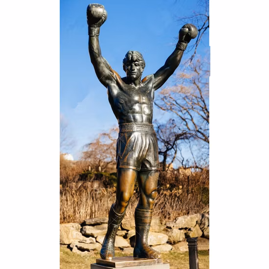 야외 그림 예술, 유명 화가 청동 조각